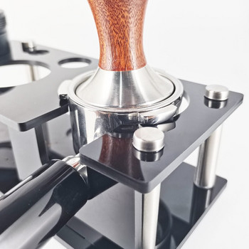 Πολυλειτουργική βάση Tamper φίλτρου καφέ 51mm Tamper Stand διανομέα Espresso Mat Base Rack Barista Tools Accessories