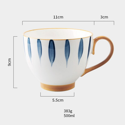 Japanska šalica, keramička zobena kaša, mliječne pahuljice, otporne na toplinu, doručak s visokim osjećajem, kreativna posuda za kavu i čaj, posuđe za večeru, kućni dekor