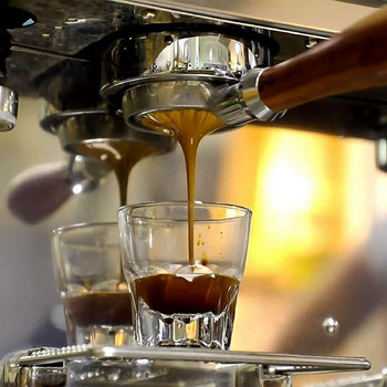 53mm Espresso Tamper & Coffee Distributor and Dosing Funnel Set 54mm - Ταιριάζει σε Portafilter 54mm, Ρυθμιζόμενο Βάθος