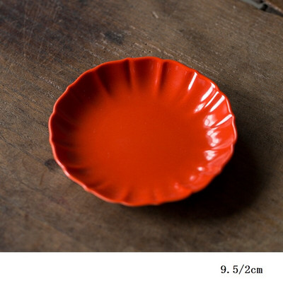 CHANSHOVA kínai stílusú kerámia 35 ml-es teáscsésze és csészealj készlet Kínai vörös porcelán teáskészlet H685