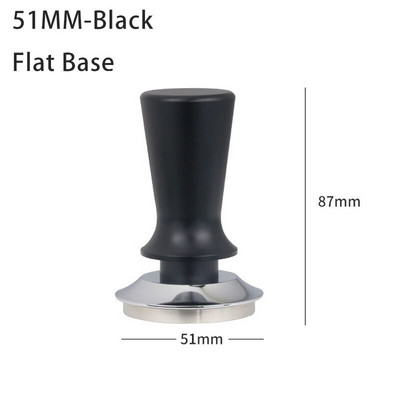 Kalibrált nyomásszabotázs kávéhoz és eszpresszóhoz - 304 rozsdamentes acél rugós talpú vízszintes szerszám Barista 51/53/58mm-hez