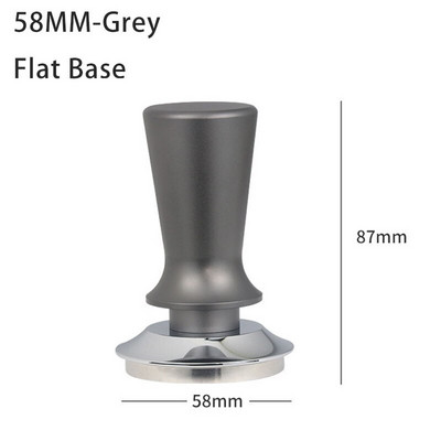 Kalibrált nyomásszabotázs kávéhoz és eszpresszóhoz - 304 rozsdamentes acél rugós talpú vízszintes szerszám Barista 51/53/58mm-hez