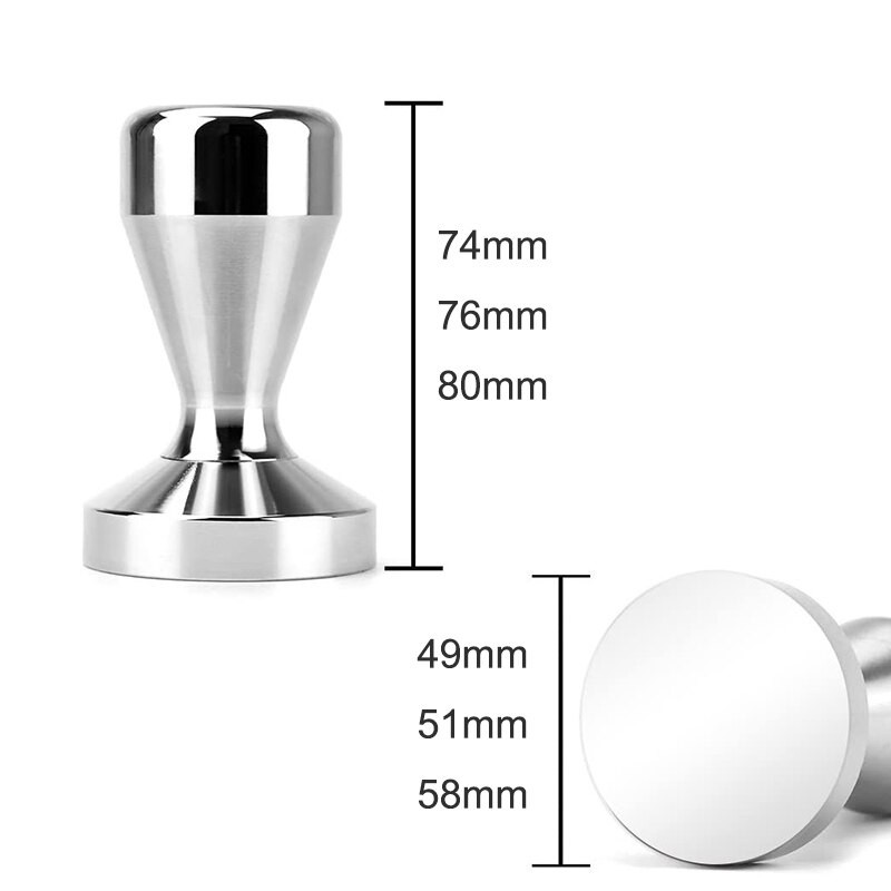 49 mm-es 51 mm-es 58 mm-es kávészabotázs lapos talpú szilárd otthoni kávézó kalibrált nyomású eszpresszó kávéfőző por kávé kalapács szerszámok