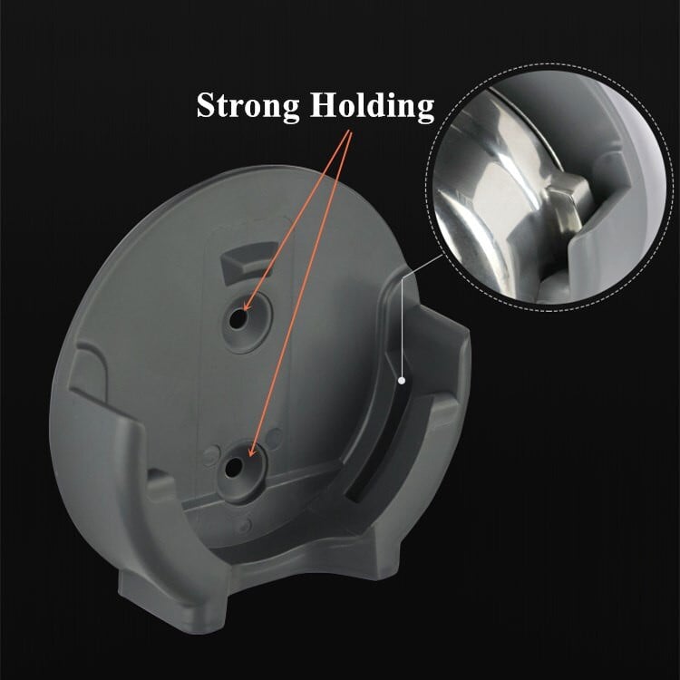 51 mm 54 mm 58 mm kavos portalo filtro laikiklio laikiklis Sienoje montuojamas lentynos galąstuvo laikiklis su lipdukų vinimis, pritvirtintais Baristal