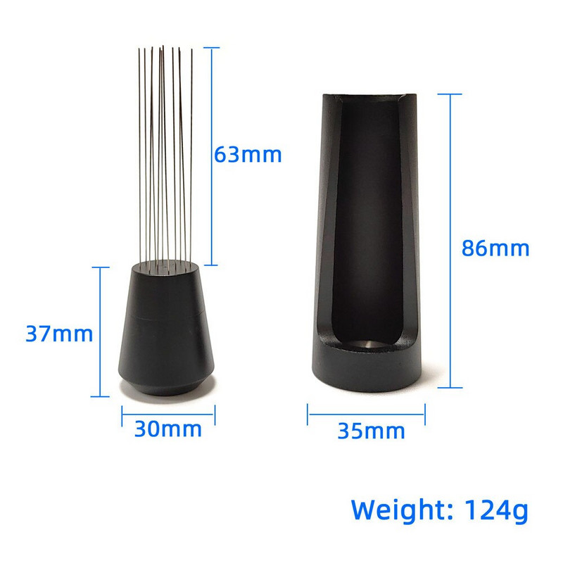 Espresso blender WDT Alat i samoporavnavajući stalak Tkanina za kavu od nehrđajućeg čelika Igle za puder Potrošni materijal za izravnavanje kave