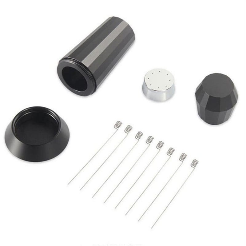 Nerūdijančio plieno adatinis kavos tamperis WDT kavos miltelių maišymo skirstytuvas su rankena Maisto kokybės espreso maišytuvo lygintuvo įrankis