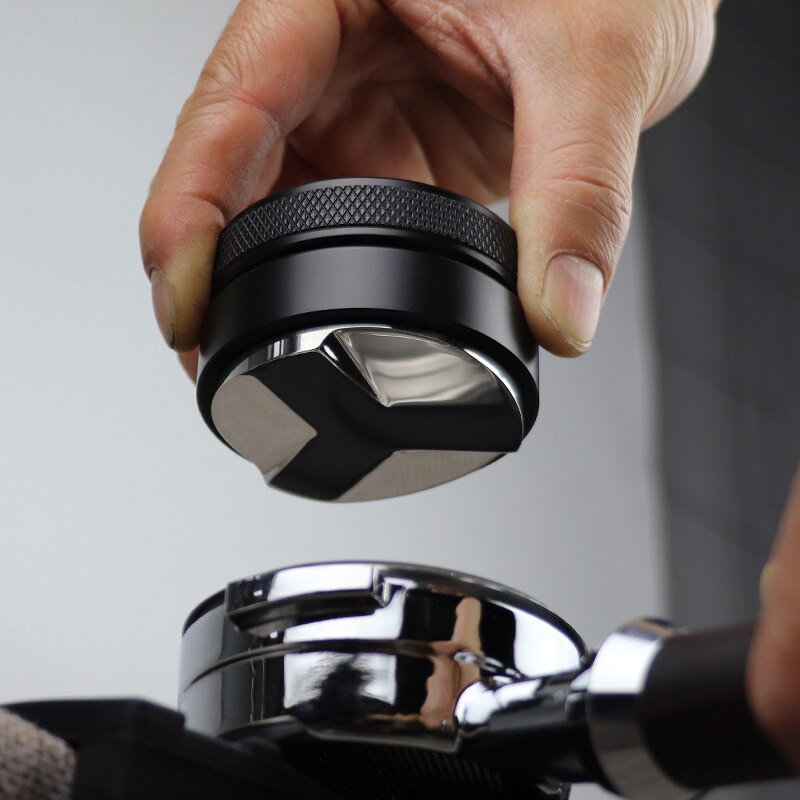 51 mm/53 mm/58 mm-es kávéelosztó és szabotázs, kétfejes kávészintező, állítható mélység – professzionális eszpresszó kézi szabotázs