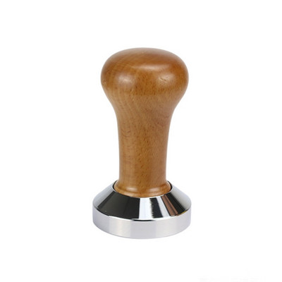 51/58 mm-es fa nyelű kávé szabotázs eszpresszó por lapos sajtoló kalapács kávé szabotázs daráló eszpresszó barista eszköz