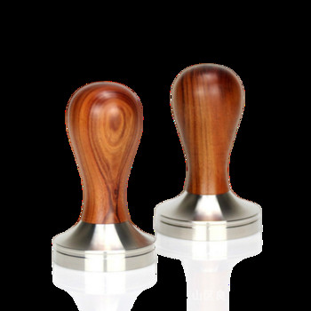 51mm53mm 58mm Tamper for Coffee Wooden Barista Machine Grinder Coffee Tamper Espresso Powder Hammer Coffee accessories