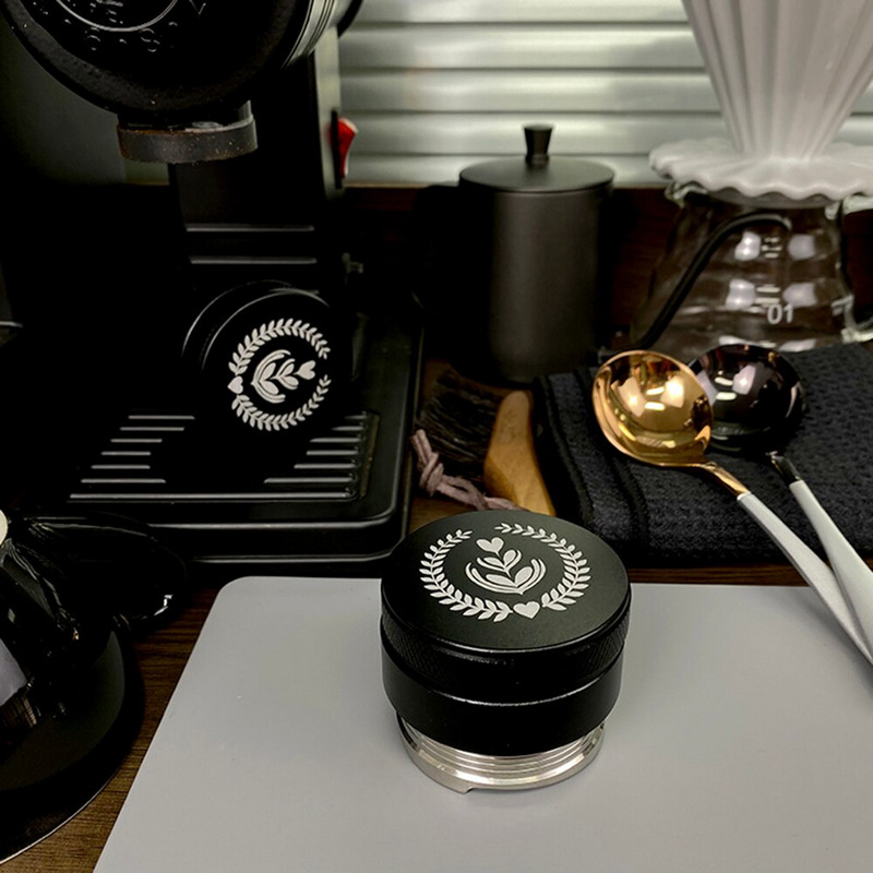 51/53/58mm din oțel inoxidabil Macaron Cafea Tamper Pulbere Ciocan Espresso Tamper Trei unghiuri Accesoriu Distribuitor de cafea