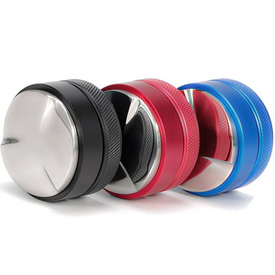 Kavos tamperai Kavos skirstytuvas / lygintuvo įrankis 58 mm, 3 lapų dobilo pagrindas - Macaron išvaizda, kavos miltelių presas