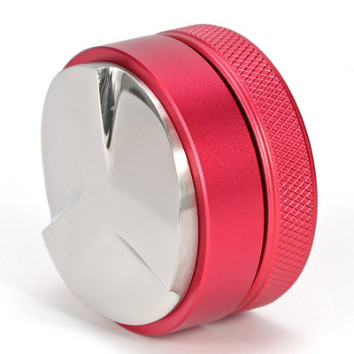 Coffee Tampers Kávéelosztó / Szintező szerszám 58mm, 3 levél lóhere alap - Macaron megjelenés, kávépor prés