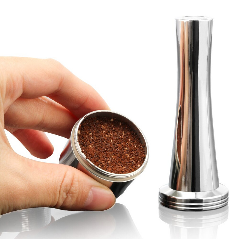Coffee Stainless Steel Coffee Tamper for Dolce Gusto /Nespresso / Illy Heavy Lapos talpú kávé tamper eszpresszó párna porkalapács