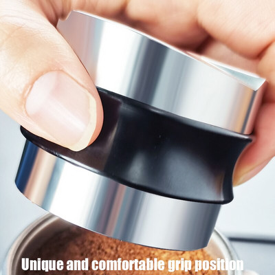 51 mm 53 mm 58 mm 304 nehrđajući čelik, trokutni nabijač za kavu i ravni nabijač za kavu s dvostrukom iglom za podlogu za kavu