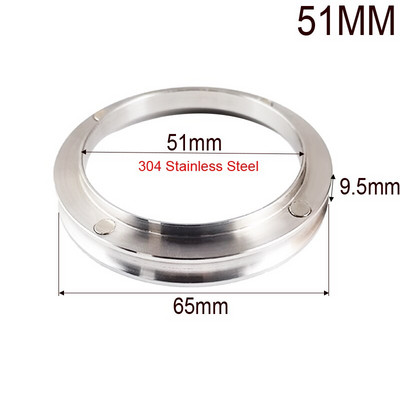 51 mm 53 mm 58 mm 304 nehrđajući čelik, trokutni nabijač za kavu i ravni nabijač za kavu s dvostrukom iglom za podlogu za kavu