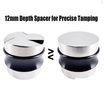 51mm 53mm 58mm 3 Γωνιακή Επίπεδη Βάση Coffee Tamper για μηχανές καφέ Espresso Press Coffee Grinder Cafe Powder Hammer