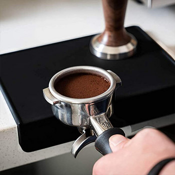 watchget Coffee Tamper Mat Espresso Mat Αντιολισθητικό μαξιλαράκι συγκράτησης παραβίασης Μαλακό γωνιακό χαλάκι σιλικόνης