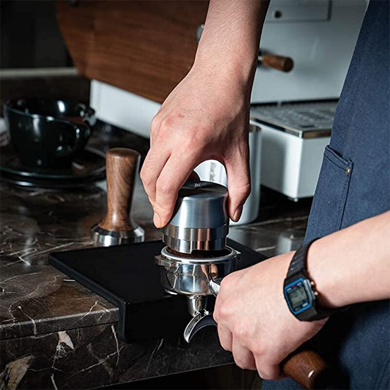 watchget Coffee Tamper Mat Espresso Mat Csúszásgátló szabotázstartó alátét puha szilikon sarokszőnyeg