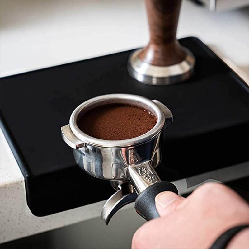 watchget Coffee Tamper Mat Espresso Mat Csúszásgátló szabotázstartó alátét puha szilikon sarokszőnyeg