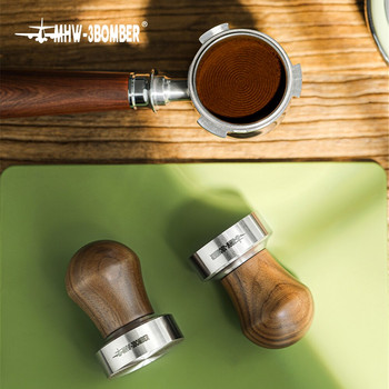 51 мм набивка за кафе Плоска/основа с резба Еспресо от неръждаема стомана за Delonghi Powder Hammer Аксесоари за кафе за инструменти за бариста