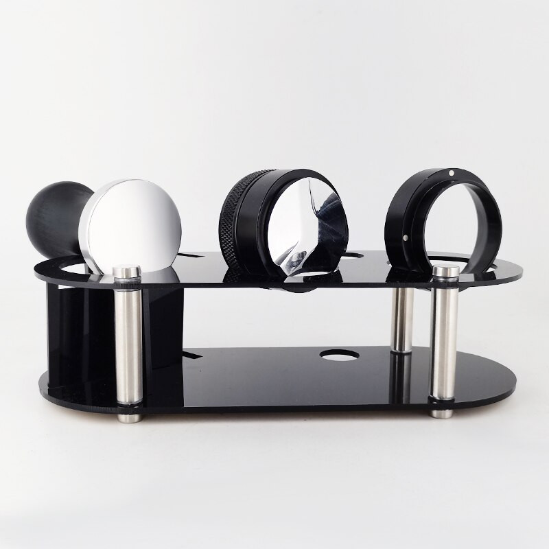 1-4db 51/53/58MM állvány+3 szögletű szabotázs+lapos szabotázs+adagológyűrű 304 rozsdamentes acél kávé szabotázs bab Nespresso tartozékok