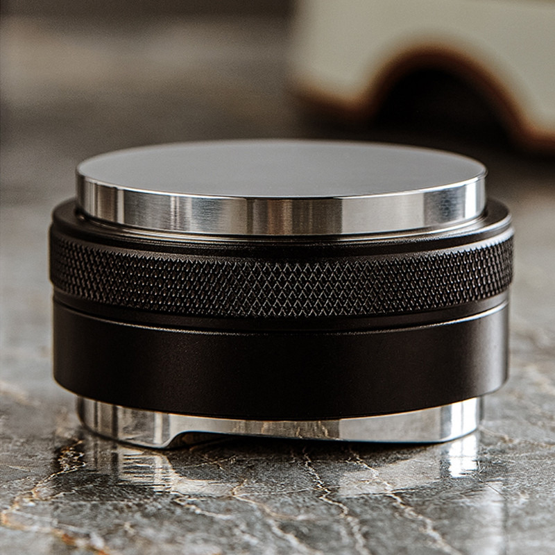 51/53/58/58,5 мм разпределител за кафе от неръждаема стомана, регулируема по височина изравнител за кафе, еспресо, двустранни аксесоари