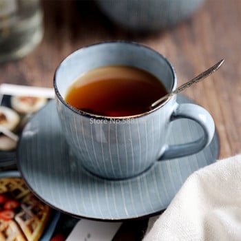 Ретро комплект чаши за кафе в японски стил Следобеден чай Закуска Вода Домакински чаши Съдове за напитки
