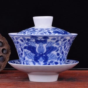 Jingdezhen új színes teástál fedőtál Sancai tál tiszteletteljes teástál kerámia kungfu teásedény