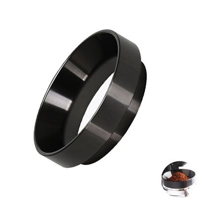 Medinės rankenos kavos miltelių plaktukas plokščio pagrindo tamperės kilimėlis 51 mm/53 mm/58 mm kavos įrankio dozavimo puodelis espreso malūnėlio priedai