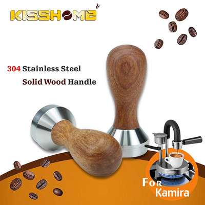 Mini Dalbergia Odorifera Дървена набивачка за Kamira Espresso Maker Powder Hammer 32.8mm Основа от неръждаема стомана Аксесоари за кафе