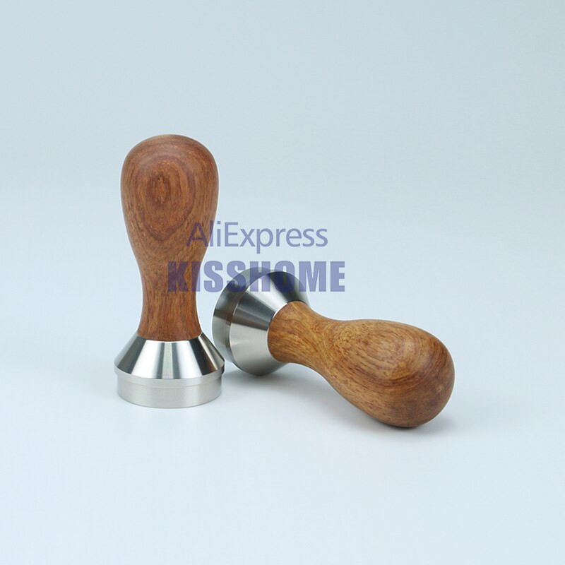 Mini Dalbergia Odorifera fa szabotázs Kamira eszpresszófőző porkalapácshoz, 32,8 mm-es rozsdamentes acél kávéalap-tartozékok