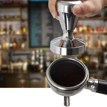 BORREY Solid Stainless Steel Coffee Tampers 58mm 57,5mm 51mm 49mm Espresso DIY Manual Coffee Machine Accessories Powder Hammer