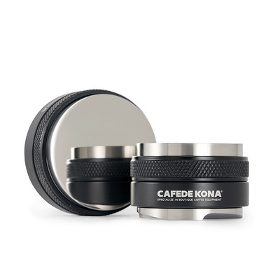 CAFEDEKONA rozsdamentes acél barista szabotázs- és kávéelosztó 51 mm/58 mm espresso eszköz, kiküszöböli a csatornázást, javítja a konzisztenciát