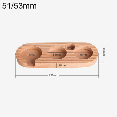 1-4 db 51 mm-es 53 mm-es 58 mm-es lapos és 3 szögben állítható kávé szabotázs Barista eszpresszó szabotázs kávétartó állvánnyal