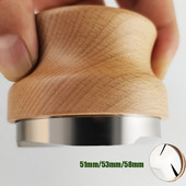 Állítható kávé szabotázs 304 rozsdamentes acél 3 szög 51/53/58mm szabotázs szilikon kávészőnyeg Kávés edény szerszám tartozékok