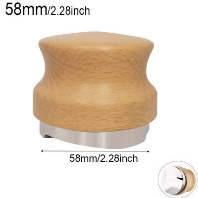 Állítható kávé szabotázs 304 rozsdamentes acél 3 szög 51/53/58mm szabotázs szilikon kávészőnyeg Kávés edény szerszám tartozékok