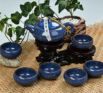 CJ258 Aukštos kokybės 7 vnt / part. China Dehua Spalvingas keraminis puodelis Binglie arbatos puodelis Gražus aplinkos apsauga