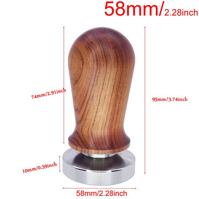 51mm 53mm 58mm Cafe Portafilter Stovas Espreso skirstytuvo kilimėlis Base Stack Barista Įrankiai Priedai Kavos filtro Tamperio laikiklis