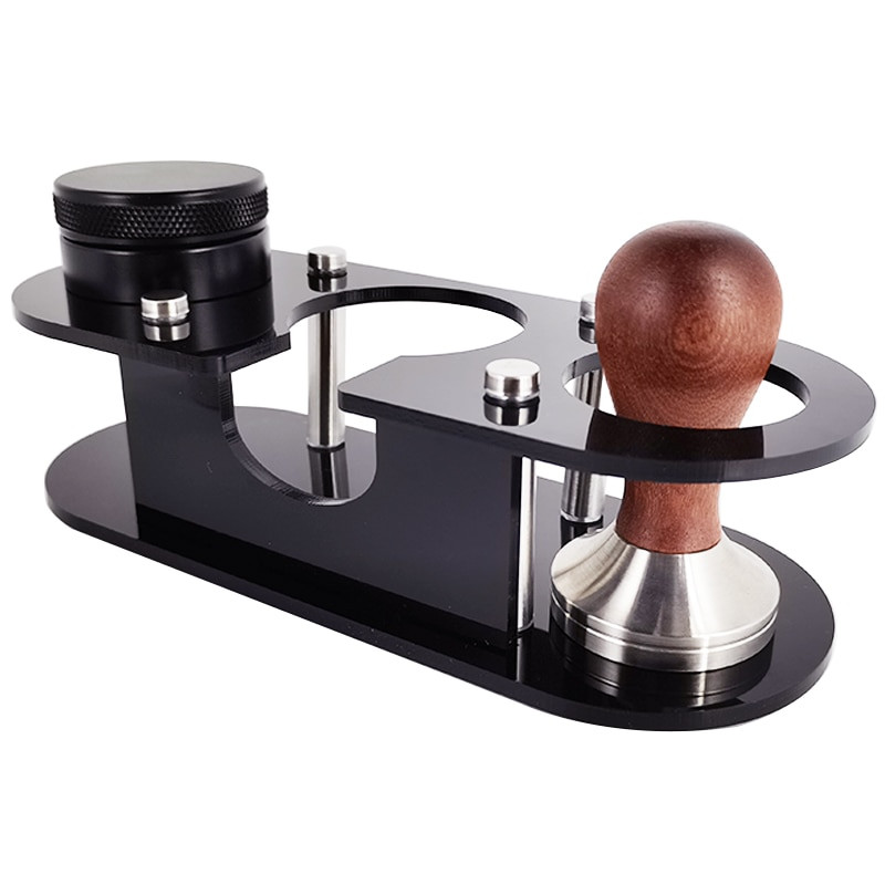 51mm 53mm 58mm Cafe Portafilter Stovas Espreso skirstytuvo kilimėlis Base Stack Barista Įrankiai Priedai Kavos filtro Tamperio laikiklis