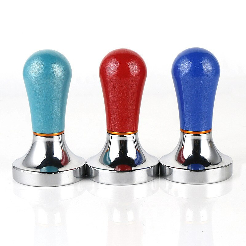 57 mm aluminijska legura, ručni dodir s ravnom bazom za nabijanje kave za espresso DIY mlinac za kavu u zrnu Preša za kavu Alati