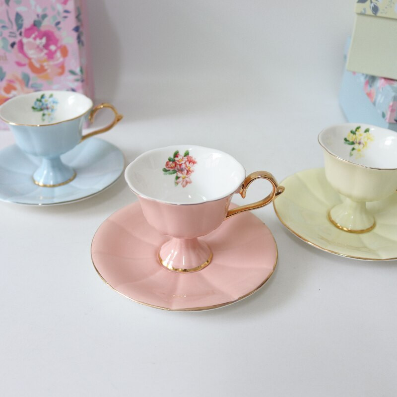 Set cești de ceai chinezești din porțelan ecologic, simplu, mic, din ceramică, set de căni de cafea farfurie lingură veselă Xicara băuturi cană de cafea