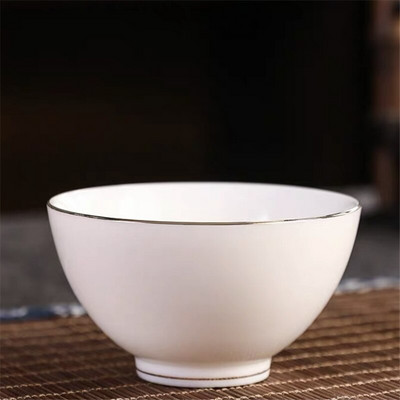 Japoniško stiliaus keraminis arbatos puodelis, baltas porcelianinis Kung Fu Master puodelis, rankomis dažytas biuro gėrimas Kūrybinis mažas Puer arbatos dubuo