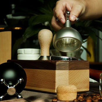 Coffee Tamper βελόνας από ανοξείδωτο χάλυβα 51mm/53mm/58mm Διανομέας Coffee Tamper Leveler Tool Τύπος βελόνας Διανομέας Coffee Powder