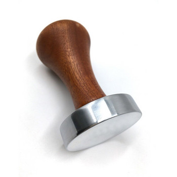 Coffee Tamper Powder Hammer Pressing Wooden Handle Coffee Distributor for Coffee and Espresso Mat Powder Hammer Tampers Machine