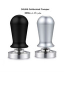 51/53/58 mm pastovaus slėgio kalibruotas tamperis 30 svarų kavos miltelių plaktukas su 304 nerūdijančio plieno pagrindo kavos priedais