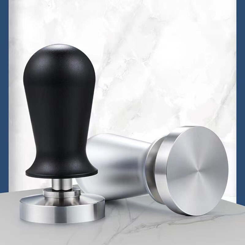 51/53/58 mm pastovaus slėgio kalibruotas tamperis 30 svarų kavos miltelių plaktukas su 304 nerūdijančio plieno pagrindo kavos priedais