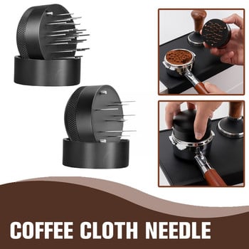 Professional Coffee Needle Tamper, Hand Tamper Leveler Tool Espresso Coffee Stirrer Coffee Distributor For Bar Cafe Home Ki H8L5