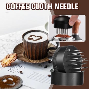 Professional Coffee Needle Tamper, Hand Tamper Leveler Tool Espresso Coffee Stirrer Coffee Distributor For Bar Cafe Home Ki H8L5