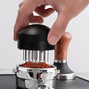 Професионален тампон за игла за кафе, инструмент за изравняване на ръчен тампон Бъркалка за кафе еспресо Разпределител на кафе за домашен бар, кафе Ki H8L5