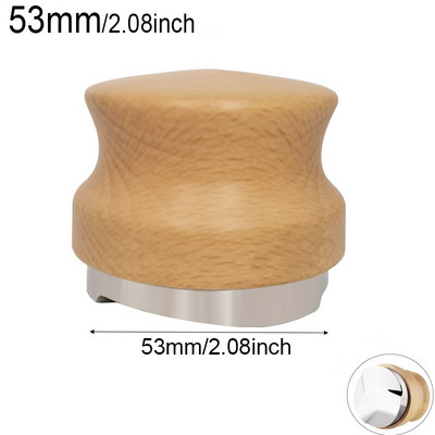 58 mm-es kávé szabotázs 51 mm-es állítható szabotázs kávéfőzőhöz kávézó tartozékok 304 rozsdamentes acél kalapács 53 mm kávéfőző eszközök